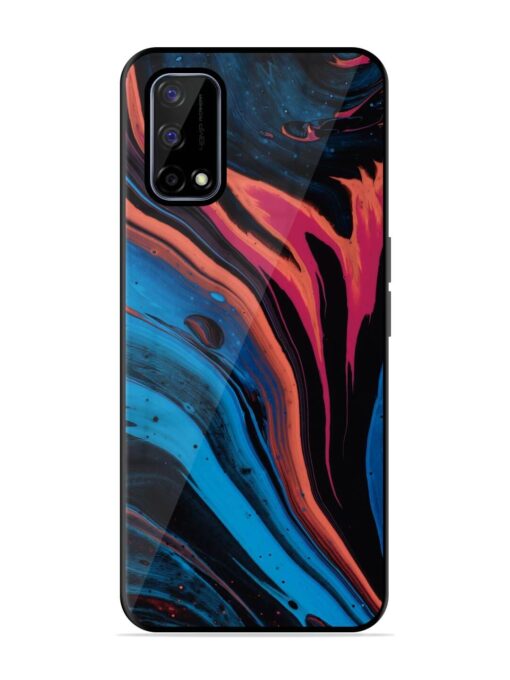 Liquefied Art Glossy Metal TPU Phone Cover for Realme Narzo 30 Pro (5G) Zapvi