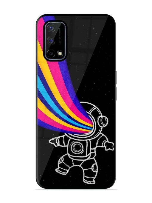 Astronaut Glossy Metal TPU Phone Cover for Realme Narzo 30 Pro (5G) Zapvi