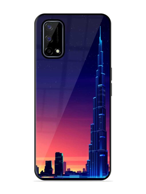 Burj Khalifa Abstract Glossy Metal Phone Cover for Realme Narzo 30 Pro (5G) Zapvi