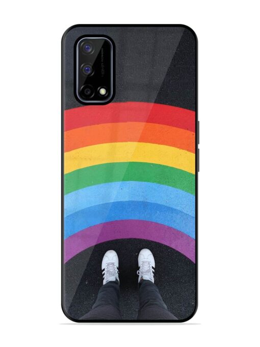 Legs Rainbow Glossy Metal TPU Phone Cover for Realme Narzo 30 Pro (5G) Zapvi