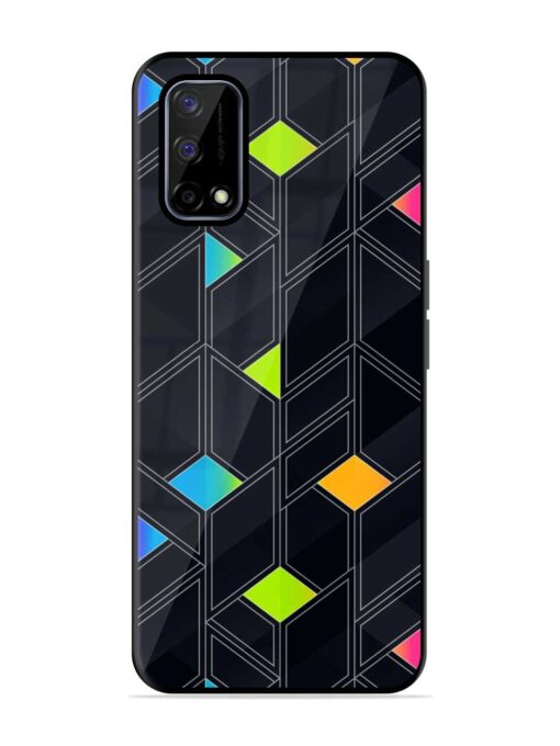 Abstract Mosaic Seamless Glossy Metal Phone Cover for Realme Narzo 30 Pro (5G) Zapvi