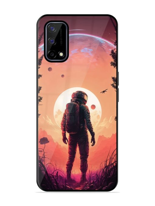 Red Sky At Morning Glossy Metal Phone Cover for Realme Narzo 30 Pro (5G) Zapvi