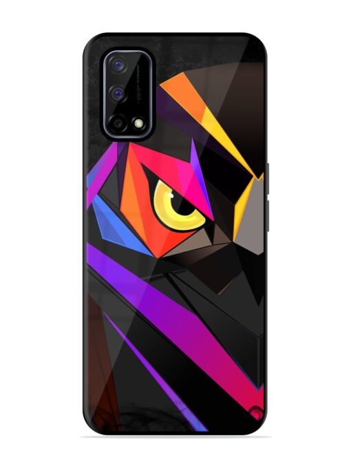 Wpap Owl Glossy Metal Phone Cover for Realme Narzo 30 Pro (5G) Zapvi