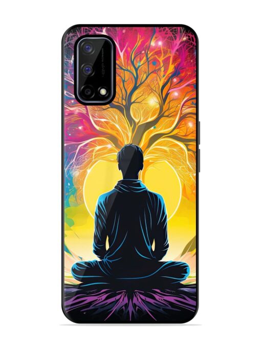 Mind Colourful Glossy Metal Phone Cover for Realme Narzo 30 Pro (5G) Zapvi