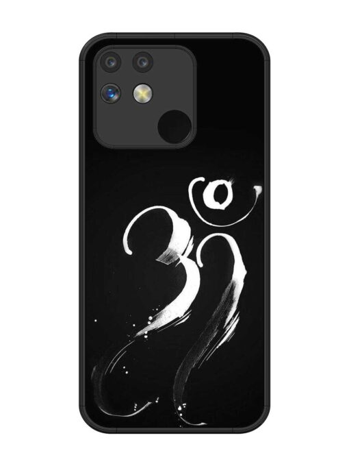 Om Logo Glossy Metal Phone Cover for Realme Narzo 50 (5G) Zapvi