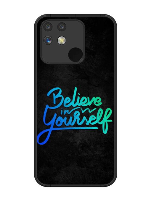 Believe In Yourself Glossy Metal Phone Cover for Realme Narzo 50 (5G) Zapvi