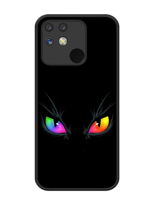 Cat Eyes Glossy Metal Phone Cover for Realme Narzo 50 (5G) Zapvi