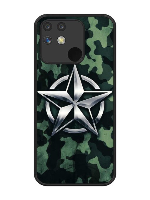 Indian Army Star Design Glossy Metal Phone Cover for Realme Narzo 50 (5G) Zapvi