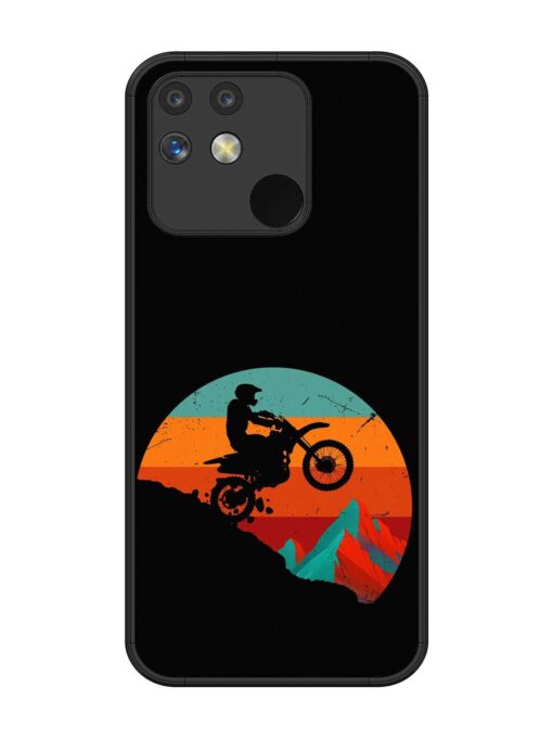 Mountain Bike Glossy Metal Phone Cover for Realme Narzo 50 (5G) Zapvi