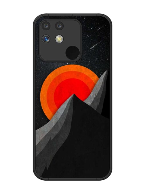 Black Mountain Glossy Metal Phone Cover for Realme Narzo 50 (5G) Zapvi