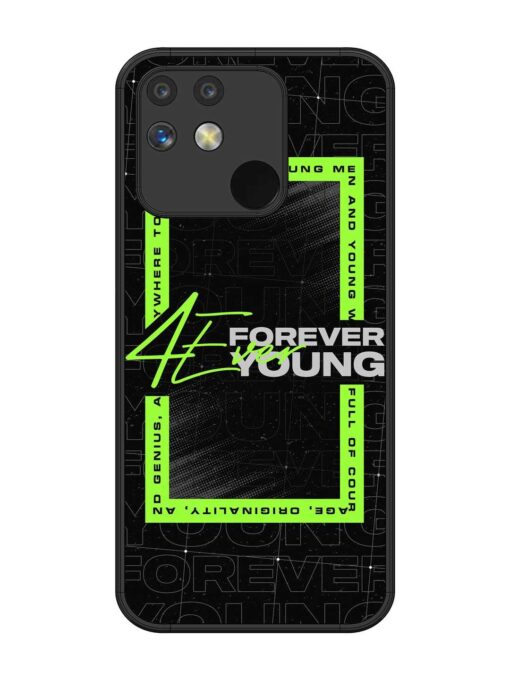 Forever Young Glossy Metal Phone Cover for Realme Narzo 50 (5G) Zapvi