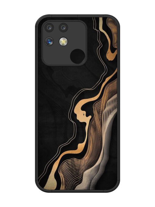 Abstract Art Glossy Metal TPU Phone Cover for Realme Narzo 50 (5G) Zapvi