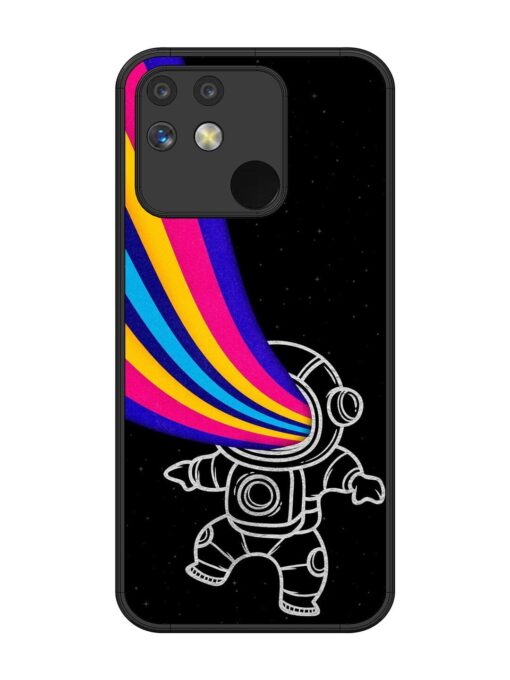 Astronaut Glossy Metal TPU Phone Cover for Realme Narzo 50 (5G) Zapvi