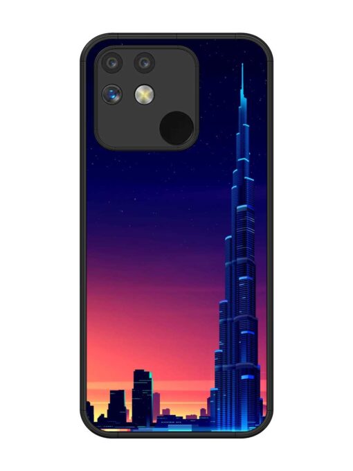 Burj Khalifa Abstract Glossy Metal Phone Cover for Realme Narzo 50 (5G) Zapvi