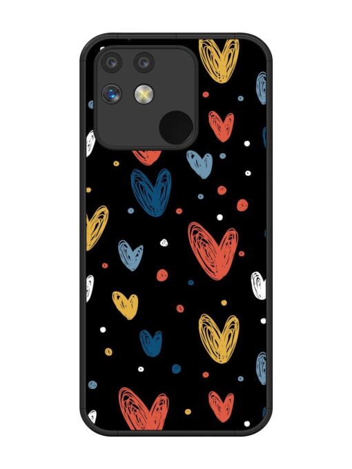 Happy Valentines Day Glossy Metal TPU Phone Cover for Realme Narzo 50 (5G) Zapvi