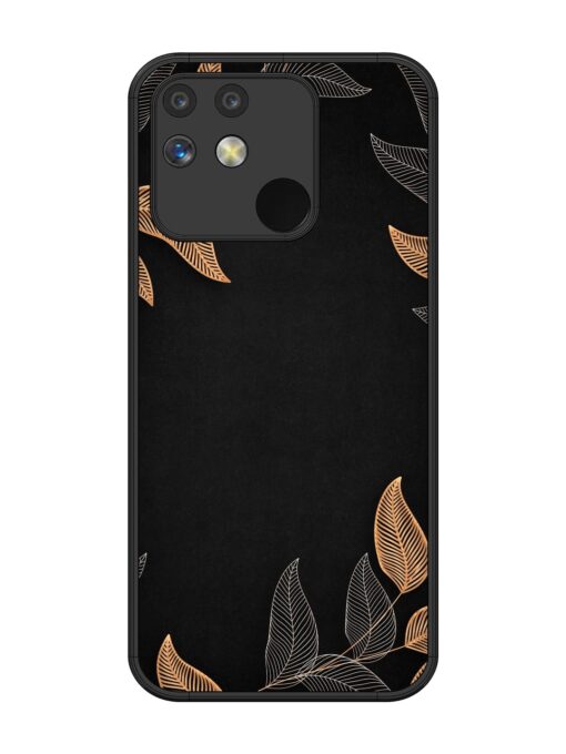 Foliage Art Glossy Metal Phone Cover for Realme Narzo 50 (5G) Zapvi