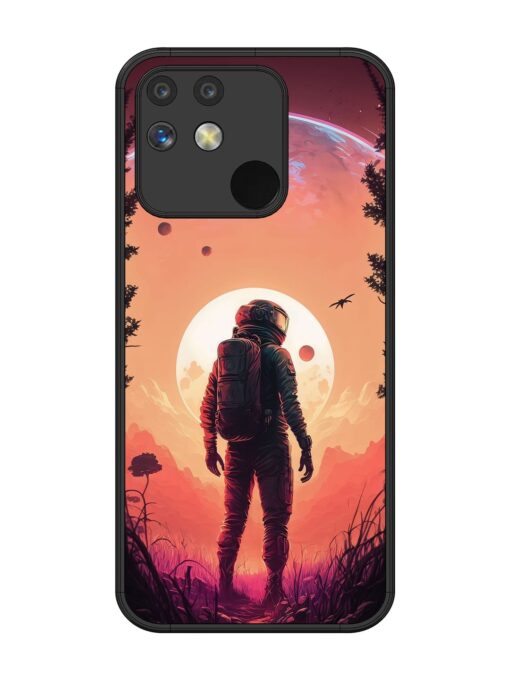 Red Sky At Morning Glossy Metal Phone Cover for Realme Narzo 50 (5G) Zapvi