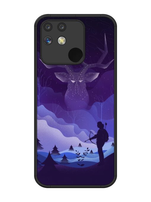 Deer Forest River Glossy Metal Phone Cover for Realme Narzo 50 (5G) Zapvi