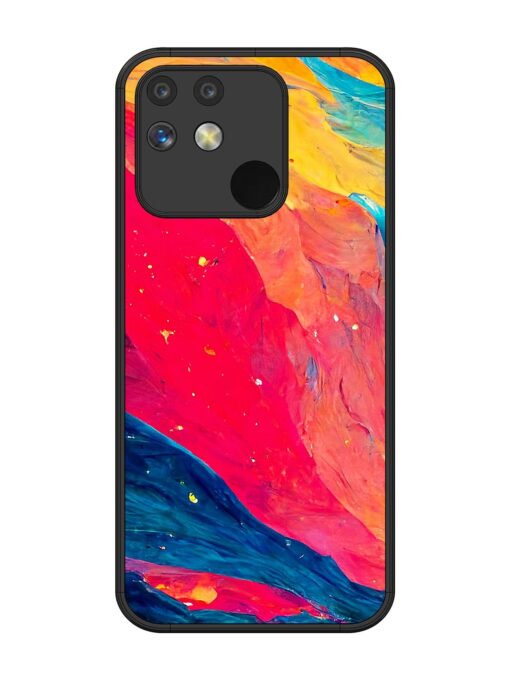 Starry Night Glossy Metal Phone Cover for Realme Narzo 50 (5G) Zapvi