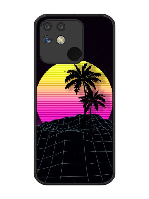 Coconut Vector Glossy Metal Phone Cover for Realme Narzo 50 (5G) Zapvi