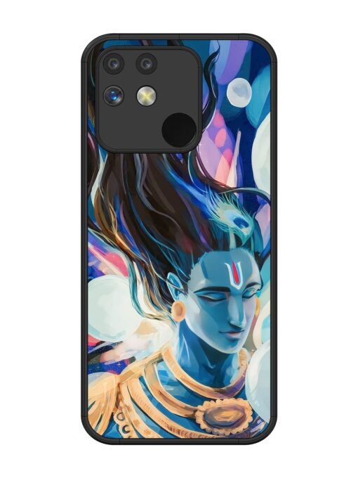 Bhagwan Sri Krishna Glossy Metal Phone Cover for Realme Narzo 50 (5G) Zapvi