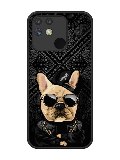 Gangsta Cool Sunmetales Dog Glossy Metal Phone Cover for Realme Narzo 50 (5G) Zapvi