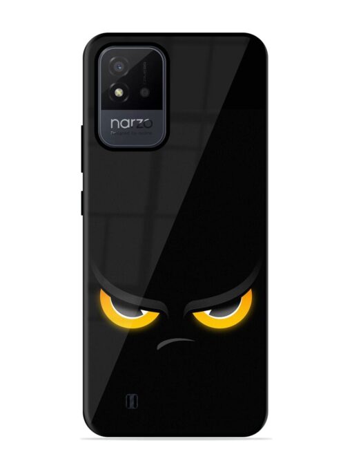 Scary Yellow Eye Glossy Metal TPU Phone Cover for Realme Narzo 50I Zapvi