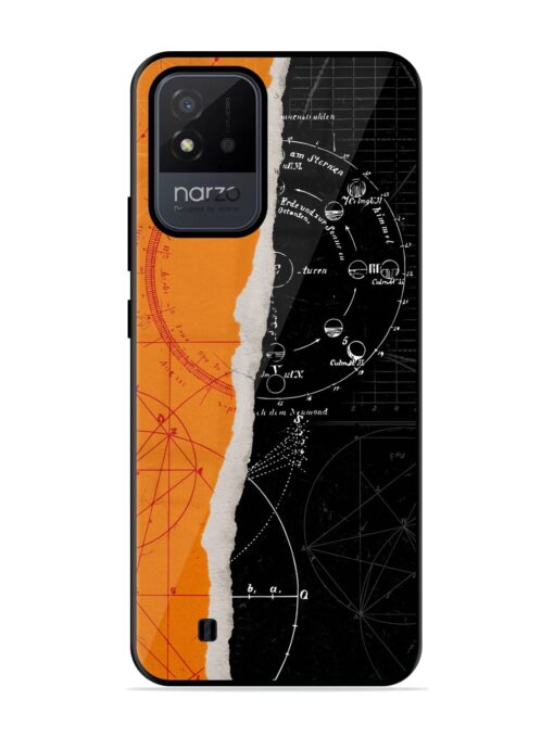 Planning Zoning Glossy Metal Phone Cover for Realme Narzo 50I Zapvi