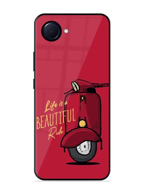 Life Is Beautiful Rides Glossy Metal Phone Cover for Realme Narzo 50I Prime Zapvi