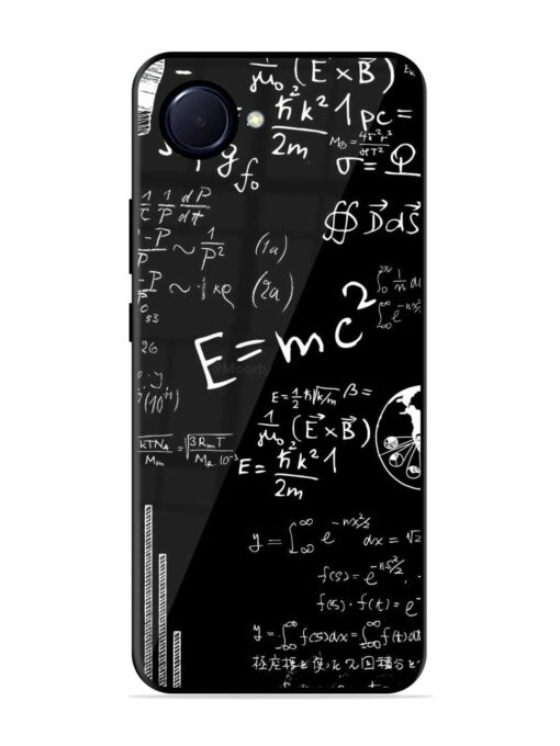 E=Mc2 Mass?Energy Equivalence Glossy Metal Phone Cover for Realme Narzo 50I Prime Zapvi