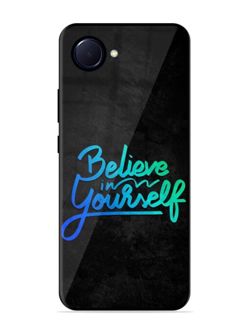 Believe In Yourself Glossy Metal Phone Cover for Realme Narzo 50I Prime Zapvi