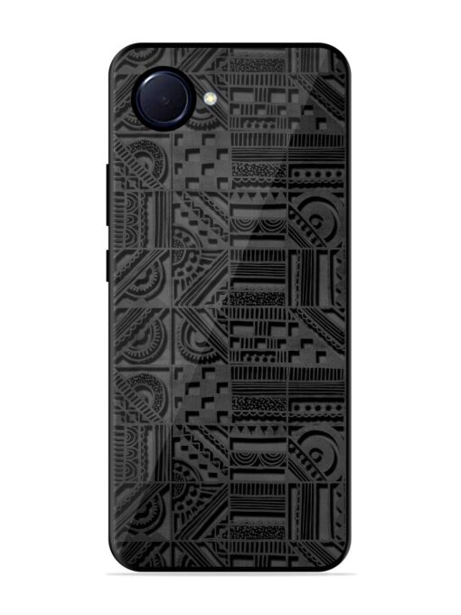 Seamless Pattern Glossy Metal Phone Cover for Realme Narzo 50I Prime Zapvi