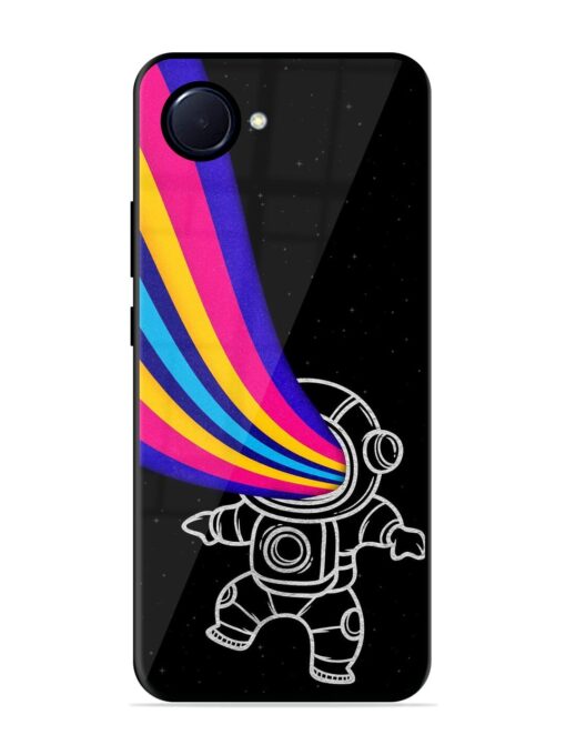 Astronaut Glossy Metal TPU Phone Cover for Realme Narzo 50I Prime Zapvi