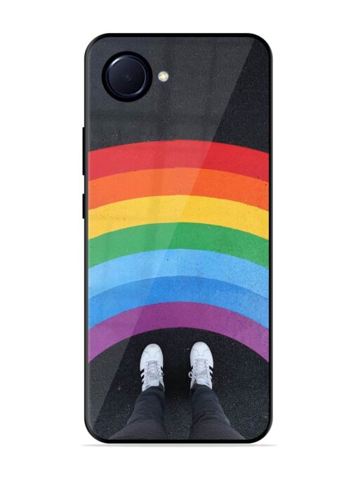 Legs Rainbow Glossy Metal TPU Phone Cover for Realme Narzo 50I Prime Zapvi