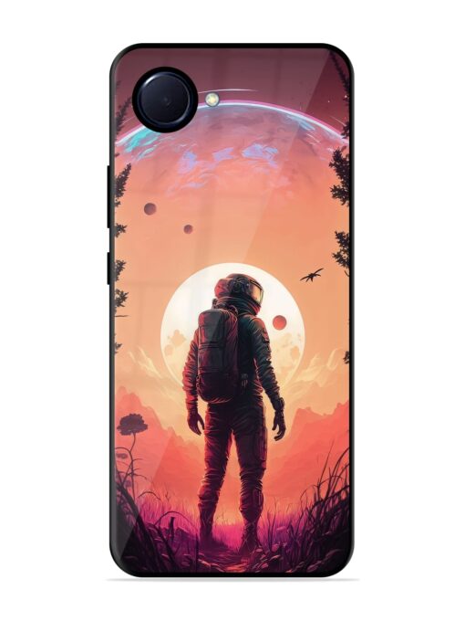 Red Sky At Morning Glossy Metal Phone Cover for Realme Narzo 50I Prime Zapvi