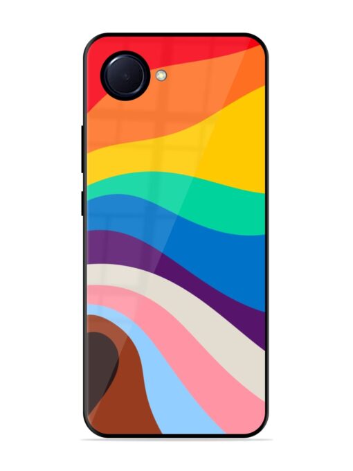 Minimal Pride Art Glossy Metal Phone Cover for Realme Narzo 50I Prime Zapvi