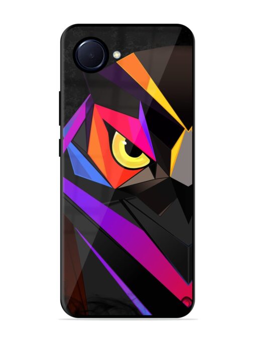 Wpap Owl Glossy Metal Phone Cover for Realme Narzo 50I Prime Zapvi