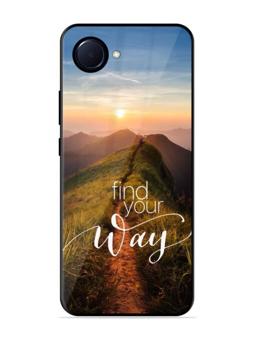 Find Your Way Glossy Metal Phone Cover for Realme Narzo 50I Prime Zapvi