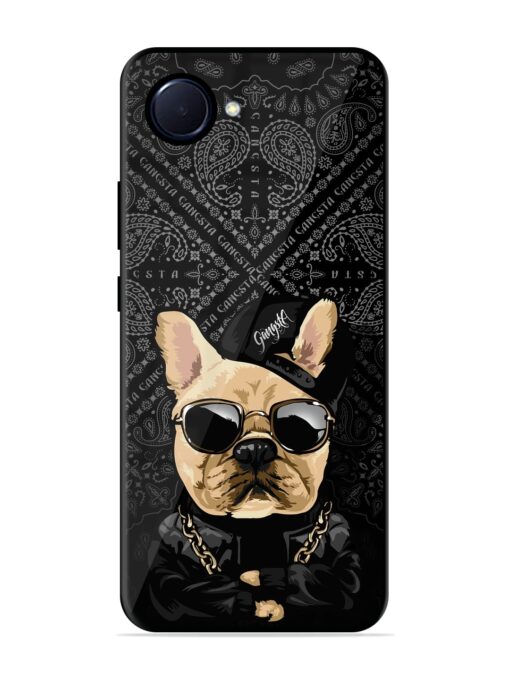 Gangsta Cool Sunmetales Dog Glossy Metal Phone Cover for Realme Narzo 50I Prime Zapvi