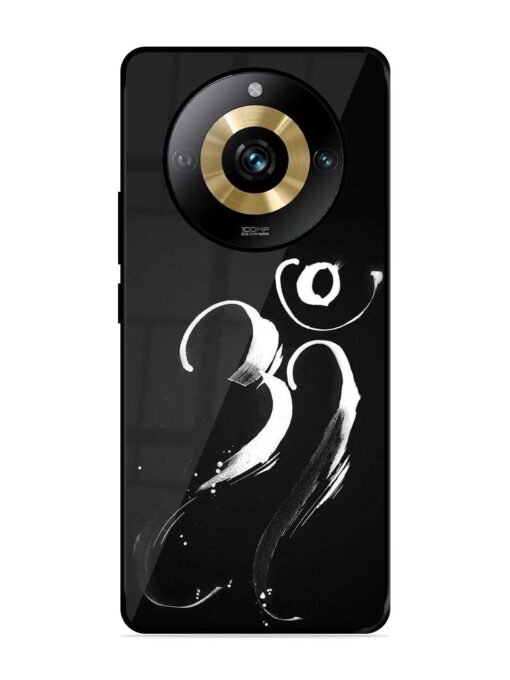 Om Logo Glossy Metal Phone Cover for Realme Narzo 60 Pro (5G) Zapvi