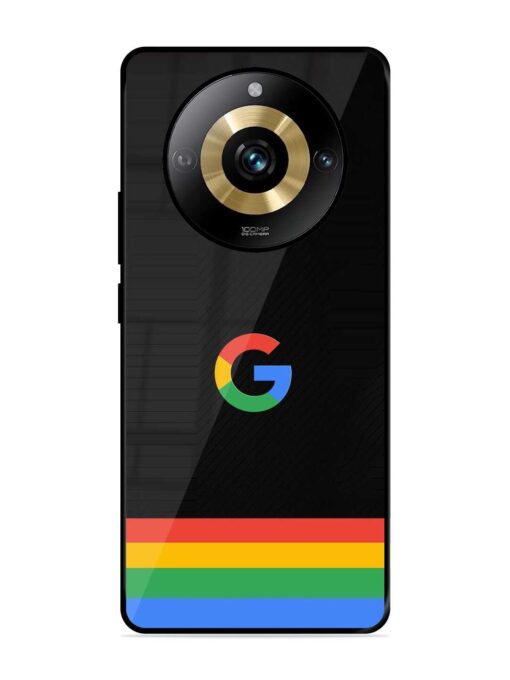 Google Logo Art Glossy Metal Phone Cover for Realme Narzo 60 Pro (5G) Zapvi