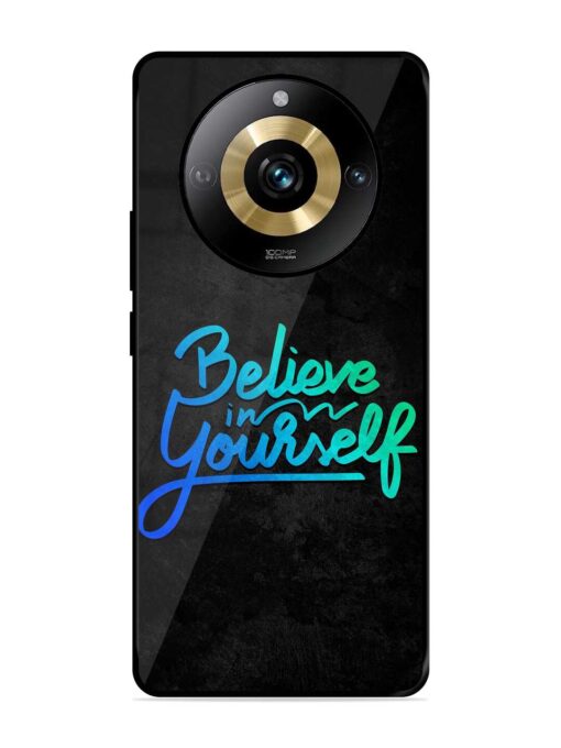 Believe In Yourself Glossy Metal Phone Cover for Realme Narzo 60 Pro (5G) Zapvi