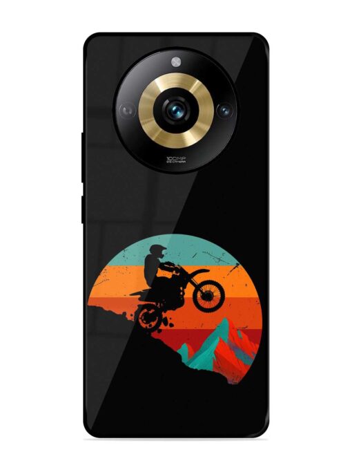 Mountain Bike Glossy Metal Phone Cover for Realme Narzo 60 Pro (5G) Zapvi