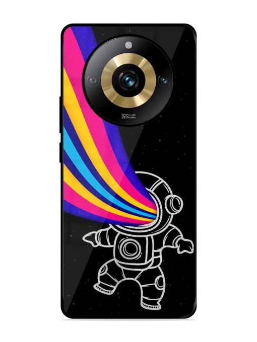 Astronaut Glossy Metal TPU Phone Cover for Realme Narzo 60 Pro (5G) Zapvi