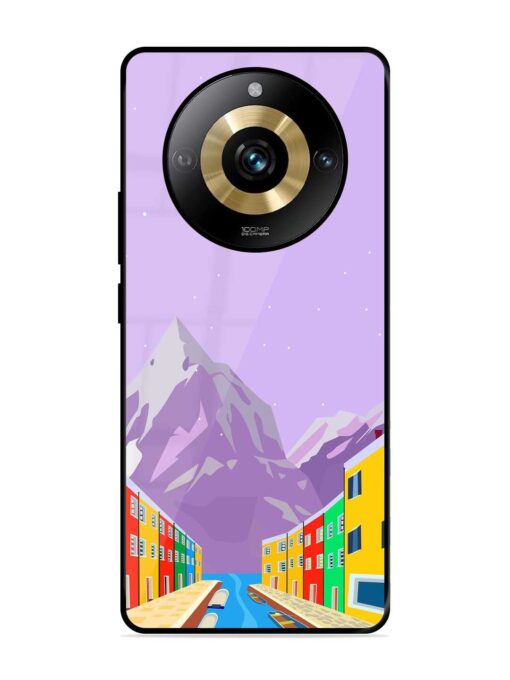 Venice City Illustration Glossy Metal Phone Cover for Realme Narzo 60 Pro (5G) Zapvi