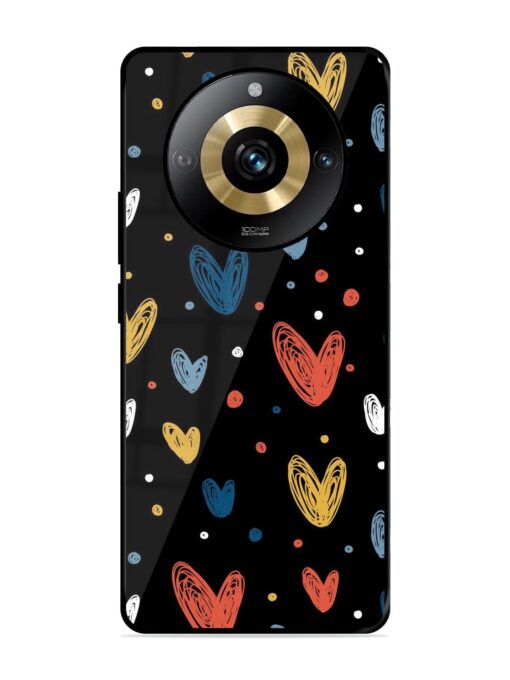 Happy Valentines Day Glossy Metal TPU Phone Cover for Realme Narzo 60 Pro (5G) Zapvi