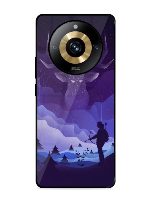 Deer Forest River Glossy Metal Phone Cover for Realme Narzo 60 Pro (5G) Zapvi