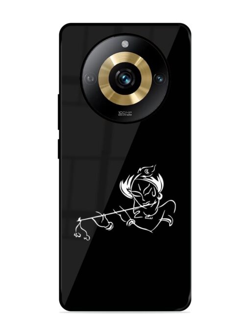 Krishna Flute Glossy Metal Phone Cover for Realme Narzo 60 Pro (5G) Zapvi