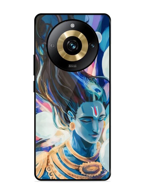 Bhagwan Sri Krishna Glossy Metal Phone Cover for Realme Narzo 60 Pro (5G) Zapvi