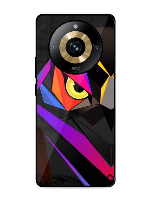 Wpap Owl Glossy Metal Phone Cover for Realme Narzo 60 Pro (5G) Zapvi